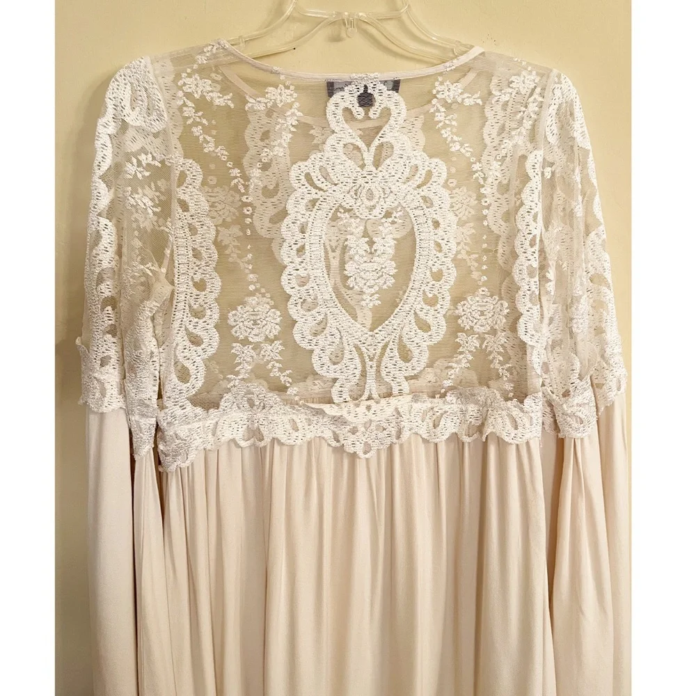 For Love and Lemons Cream Lace Top Size Small - Picture 3 of 7